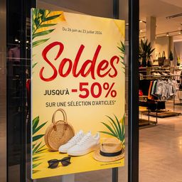 PLV et présentoirs de point de vente lisibles dans la durée