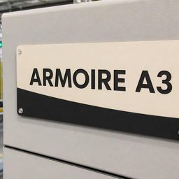Marquage d'identification machines et équipements