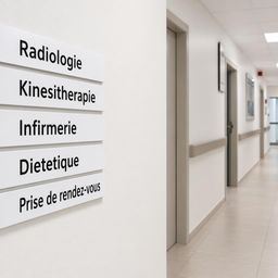 Maison de santé : gérer les changements de praticiens sans refaire la signalétique