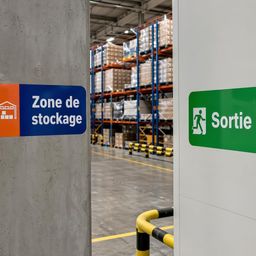Signalétique de balisage intérieur et extérieur
