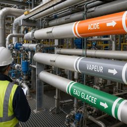 Repérage fluides et sécurité des interventions de maintenance
