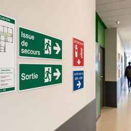 Affichages obligatoires et panneaux de sécurité école