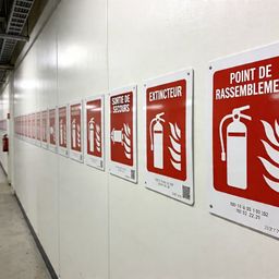 Mise à jour et traçabilité du parc de signalétique