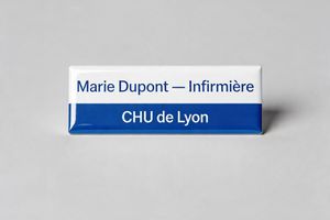 Badge nominatif personnel soignant — Identification / Santé / Réglementaire