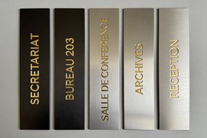 Dorure à chaud plaque sur mesure — Prestige / Transfert thermique / Or & Argent