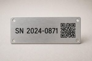 Plaque logistique identification — Traçabilité / Entrepôt / QR code / RFID