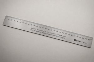 Réglet de mesure gravé — Inox / Aluminium / Polycarbonate / Sur mesure