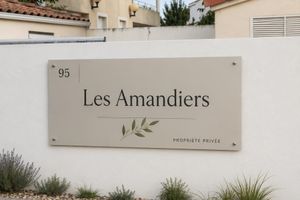 Plaque signalétique copropriété — Résidence / Parties communes / Boîtes aux lettres
