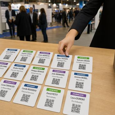 Salons et foires : identifier chaque participant en un coup d'œil