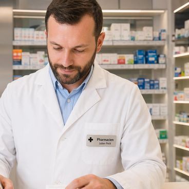 Officine & pharmacie : identification précise et soignée