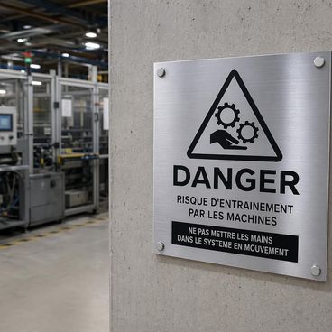 Signalisation de sécurité en environnement industriel