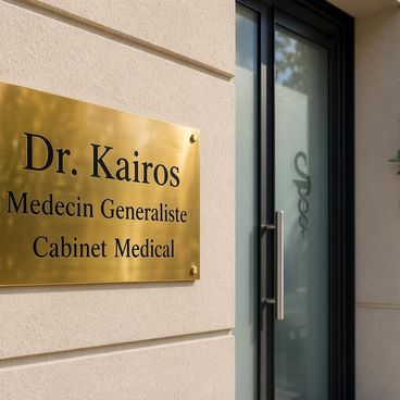 Présence officielle à l'entrée du cabinet