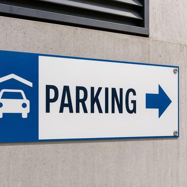 Signalétique extérieure couleur pour bâtiments et espaces publics