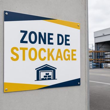 Signalétique de site résistante aux intempéries