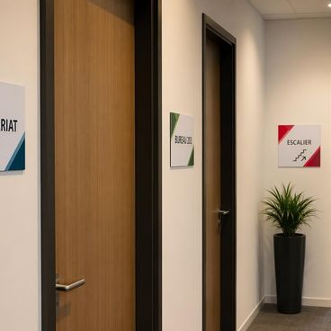 Marquage permanent pour locaux tertiaires et ERP