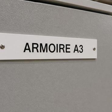 Repérage machine et armoires électriques