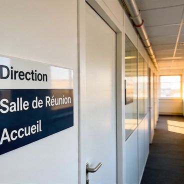 Signalétique de bureau et d'accueil