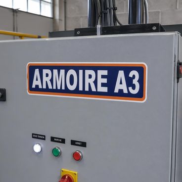 Marquage d'équipements sans perçage