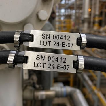 Identification durable en zone explosive ou corrosive