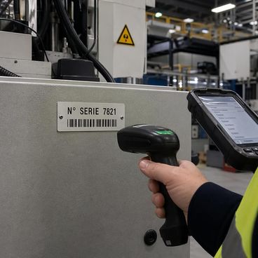 Marquage durable des équipements de production