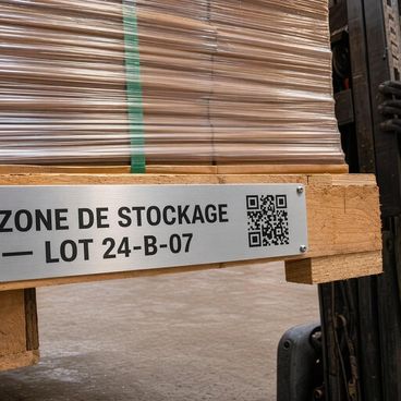 Repérage de palettes et zones de stockage
