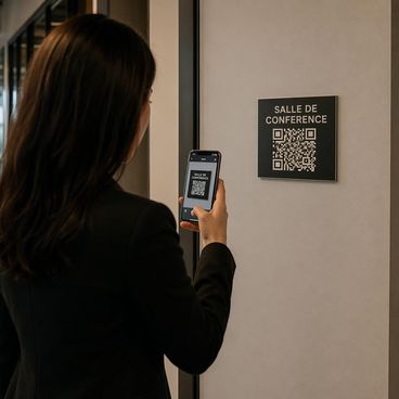 Signalétique connectée pour bâtiments et espaces publics