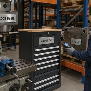 Gestion de stock et inventaire d'actifs en atelier