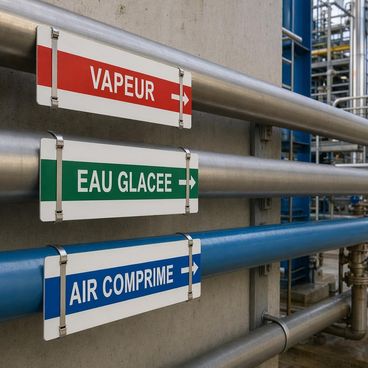 Identifier chaque fluide au premier coup d'œil