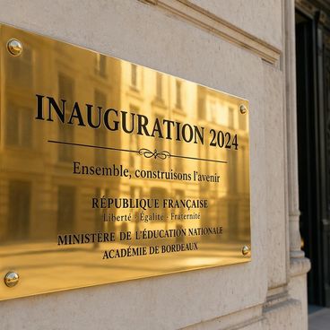 Inaugurer avec un support qui reste
