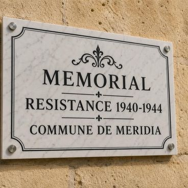 Apposition sur monument ou bâtiment protégé