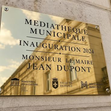 Inauguration d'un équipement municipal