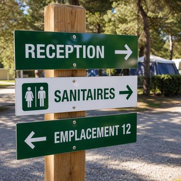 Guider chaque visiteur, de l'entrée à l'emplacement