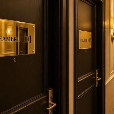 Identifier et orienter : du hall à la chambre