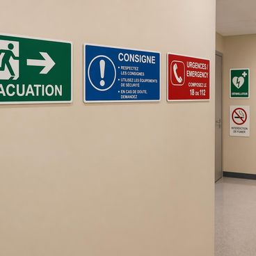 Pictogramme ISO 7010 personnalisé pour zones ATEX et ERP