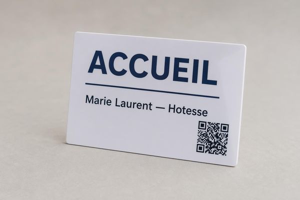 Badge événementiel personnalisé