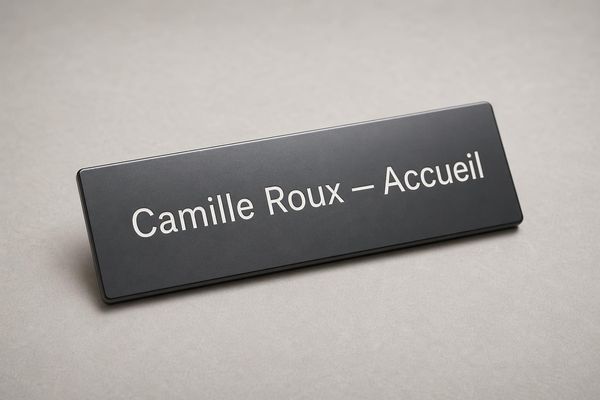 Badge nominatif avec prénom