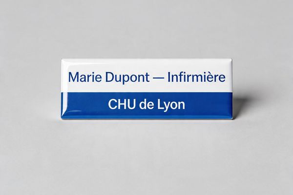Badge nominatif personnel soignant