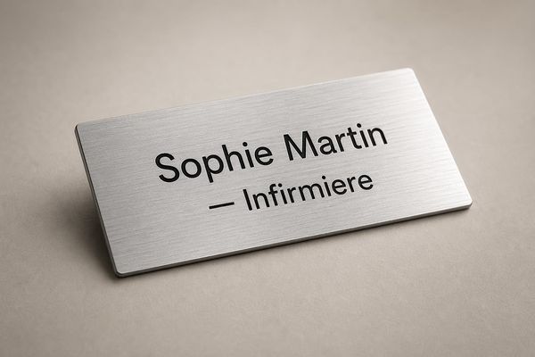 Badge nominatif personnel soignant