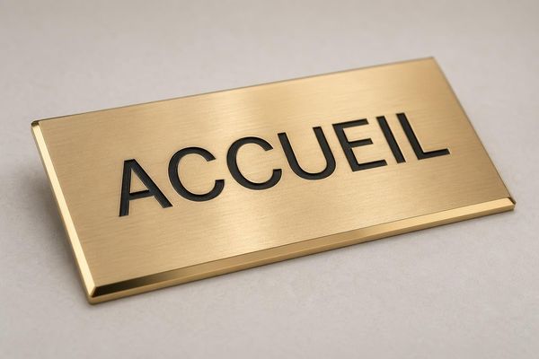 Plaque biseautée sur mesure