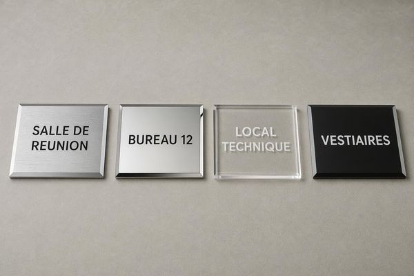 Plaque biseautée sur mesure