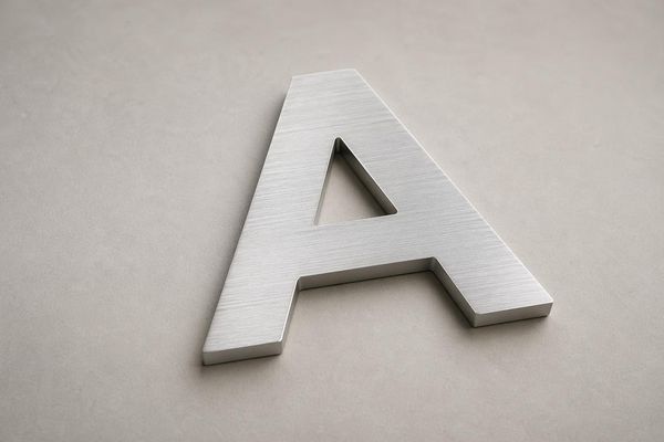 Lettres Aluminium Découpées sur Mesure