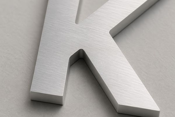 Lettres Aluminium Découpées sur Mesure