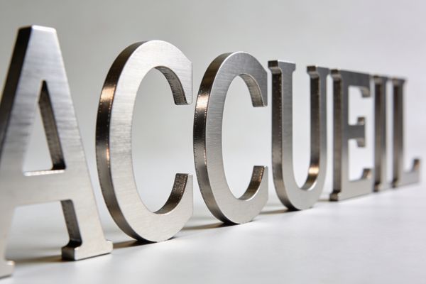 Lettres Inox Découpées sur Mesure