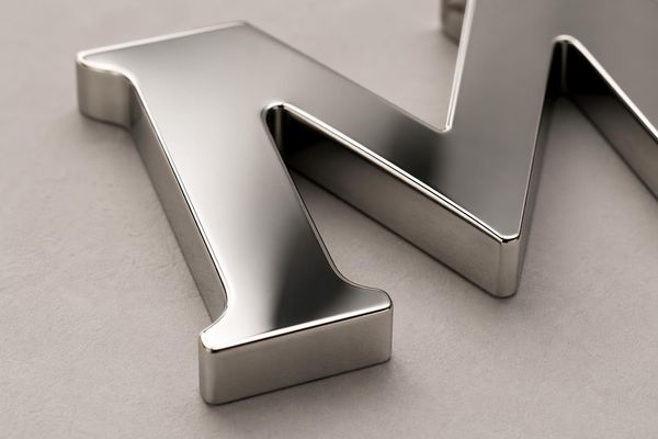 Lettres Inox Découpées sur Mesure