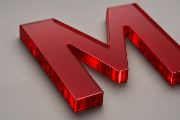 Lettres Plexiglas et PMMA sur Mesure