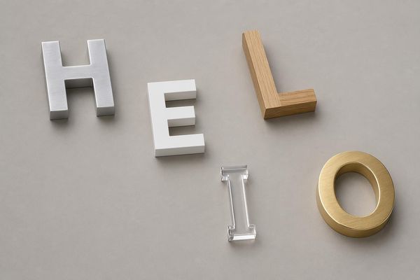 Lettres 3D et Relief sur Mesure
