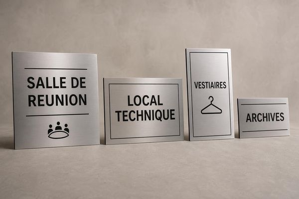 Panneau publicitaire aluminium