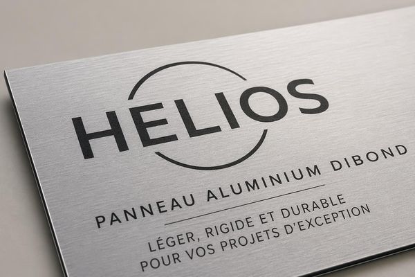 Panneau publicitaire aluminium
