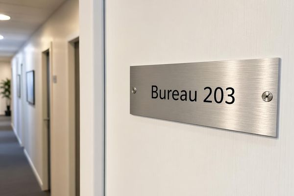 Plaque de porte personnalisée