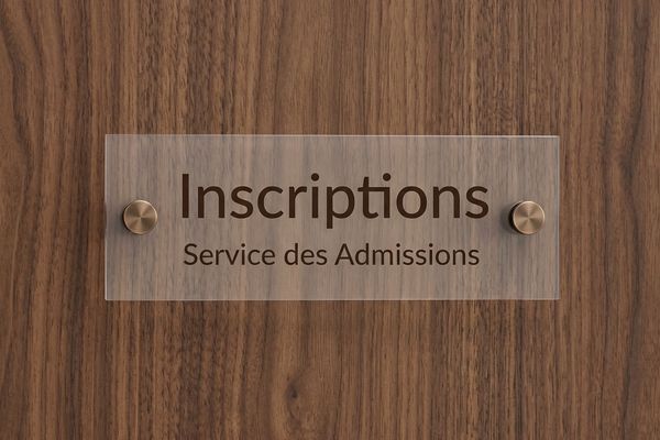 Plaque de porte personnalisée